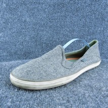Keds  Women Flat Shoes Gray Fabric Slip On Size 8 Medium - £19.78 GBP