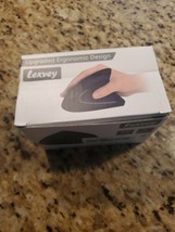Lekvey Wireless 2.4G USB Left Hand Ergonomic Vertical Mouse  Less Noise - Black - £34.81 GBP