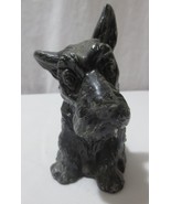 Vintage 5&quot; Metal Dog Figurine Bank Scotty Scottie Scottish Terrier - £17.43 GBP