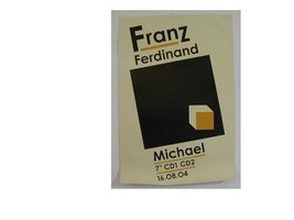 Franz Ferdinand Poster Frans Michael Promo Cube - £34.74 GBP