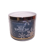Bath &amp; Body Works Blue Winter Sky 3 Wick Scented Candle 14.5 oz - Pepper... - $26.99