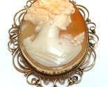 Cameo Women&#39;s Pin / Brooch 14kt Yellow Gold 274322 - $299.00
