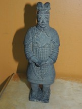 Terracotta Reproduction 6.5&quot; Warrior Figure Tomb of Emperor Shi mudman Chinese - £7.75 GBP