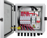 6 String Solar Combiner Box with 15A Rated Current Fuse, Surge Protectiv... - £211.55 GBP