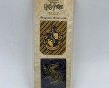 Universal Studios Harry Potter Hufflepuff Magnetic 2 Bookmarks Set New S... - £7.86 GBP