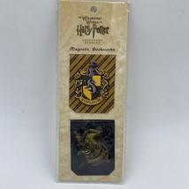 Universal Studios Harry Potter Hufflepuff Magnetic 2 Bookmarks Set New S... - £7.93 GBP