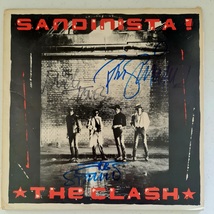 The Clash Autographed &#39;Sandinista!&#39; LP COA #TC14147 - £389.25 GBP