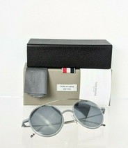Brand New Authentic Thom Browne Sunglasses TBS 108-B-T Grey Silver TB108 Frame - £329.34 GBP