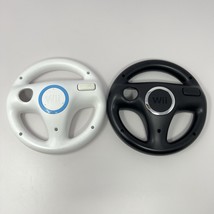 Lot Of 2 Official OEM Nintendo Wii White Black Steering Wheel Attachment... - $183.60 MXN