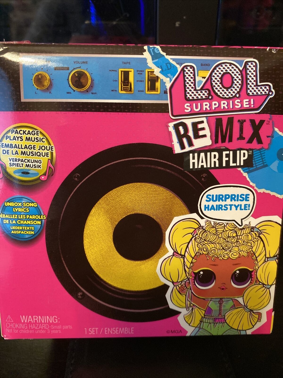 LOL Surprise Remix Hair Flip Dolls - 15 Surprises with Hair Reveal & Music NEW - $19.99