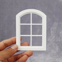 AirAds Dollhouse DIY 1:12 Scale Miniature Window Frame White Windows - £6.09 GBP