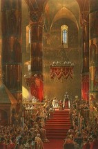 Homage of the Cossacks at the Coronation of Alexander II by Vasily Timm #2 - Art - £17.57 GBP+