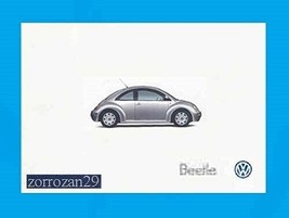 1998 Volkswagen (New) Beetle Vintage Factory Color Postcard -MEX?-GREAT Original - £8.82 GBP