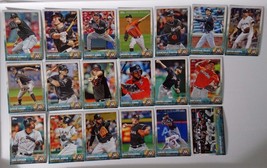 2015 Topps Series 1 &amp; 2 Miami Marlins Team Set of 19 Baseball Cards - £1.58 GBP
