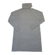 NWT Quince Mongolian Cashmere Turtleneck Mini in Gray Sweater Dress XL - £56.32 GBP