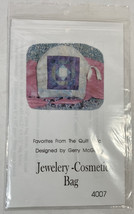 Quilt Pattern : The Quilt Attic Jewelery Cosmetic Bag #4007, 2003 New - £4.74 GBP