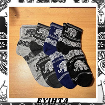 4 Pair Thai Style Elephant Socks - Unisex Gifts for Men &amp; Women - Sock G... - $555.76 MXN