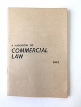 Little Book 1074, A Handbook of Commercial Law, Haldeman Julius Co. - £10.22 GBP