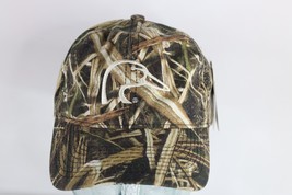 Deadstock Vintage Ducks Unlimited Spell Out Mossy Oak Camouflage Strapback Hat - £37.14 GBP