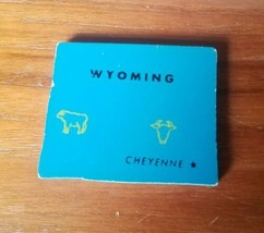 Wyoming WY vtg Sifo United States Map Wooden Puzzle Replacement Piece Cr... - £3.92 GBP