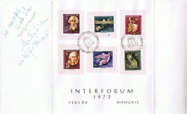 Stamps Hungary Interforum 1973 Folder - £3.10 GBP