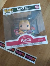 Funko Pop Disney Alice In Wonderland Deluxe Alice with Flowers #1057 - £39.95 GBP
