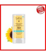 Eco-Friendly SPF 50 Sunscreen Stick with Natural Zinc Oxide for Kids and... - $35.79 CAD