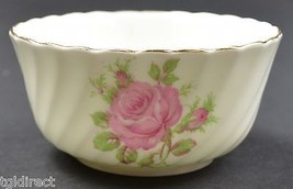 Adderley Fine Bone China Pink Rose Open Sugar 3.25&quot; Wide England Tableware - £9.95 GBP