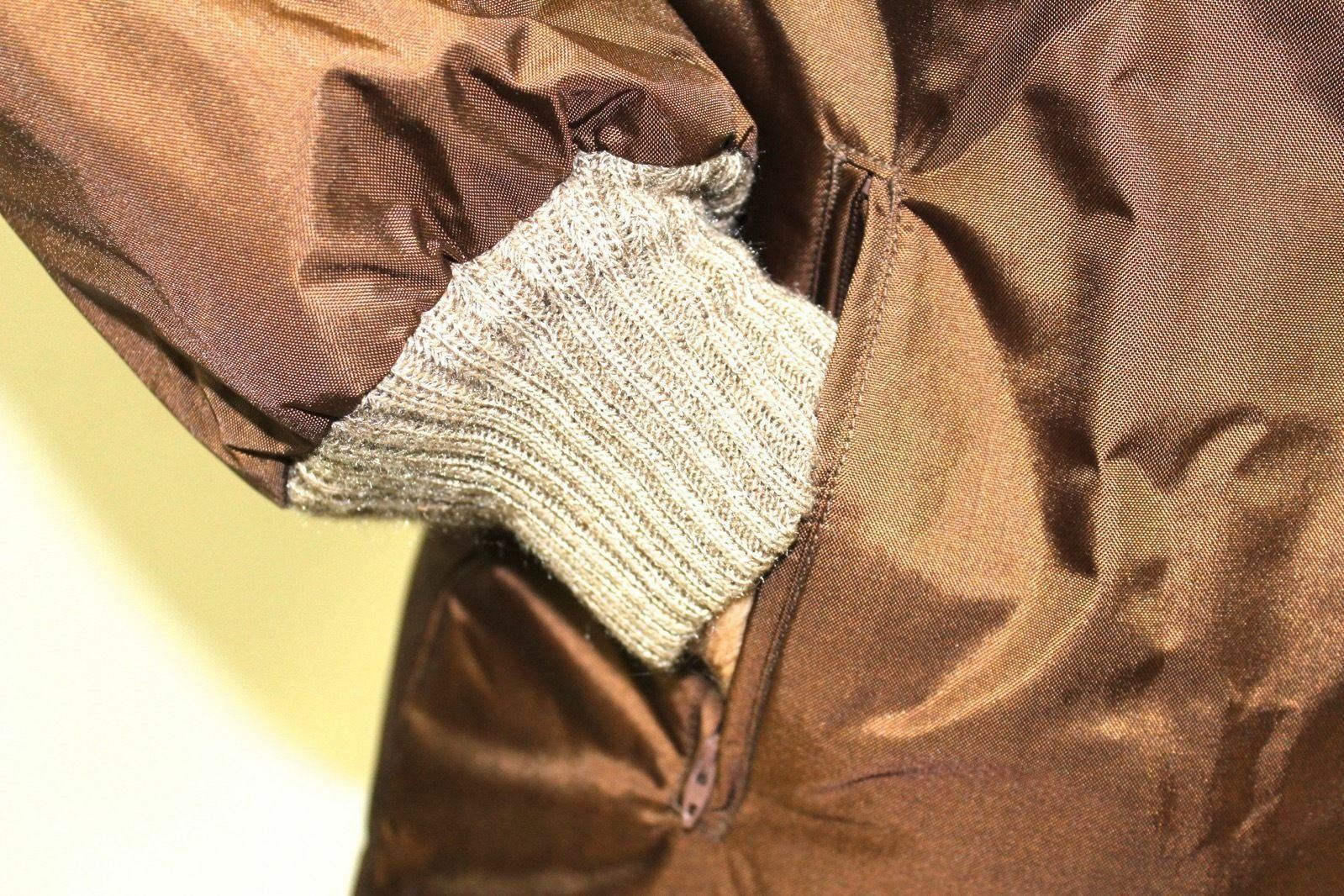 Authentic VTG 70s Peters Ski Wear Coat 40R Copper Iridescent Talon Zip NWOT Item image 7