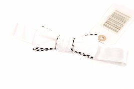 Alexis Mabille Mens Bow Tie Cotton Paquerette White Made In France - £53.04 GBP