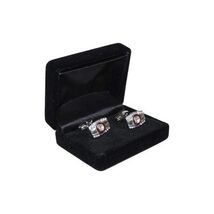Men J.Valintin Cufflinks by Vitorofolo for French Cuff Shirt V35-6 Silver Wine image 2