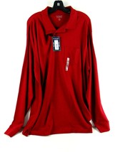 Roundtree &amp; Yorke Silky Finish Red Pullover Shirt Mens XLT Nwt - $24.74