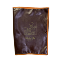 Vintage Master Chef BAR-B-Q Kit Faux Leather Classic Garment Bag - £12.85 GBP
