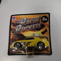 Taco Bell Racin’ Rockets Diecast Car Yellow NOS NEW SEALED 2002 - $4.00