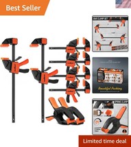 8-Piece Wood Clamps Set with 150 lbs Load Limit - Essential for Every Wo... - $47.50