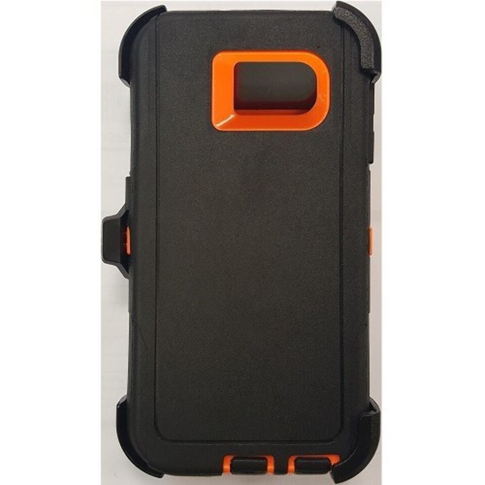 Heavy Duty Shockproof Case w/ Clip for Samsung Note 5 BLACK/ORANGE - £4.61 GBP