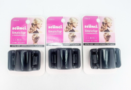 Scunci Linziclip 1 Midi Jaw Clips Hidden Springs Flat Back Lot of 3 Soli... - $28.01