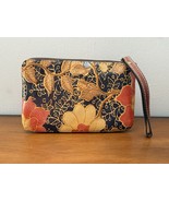 Patricia Nash 100% Italian Leather Cassini Zip Clutch Bag Wristlet Exoti... - $805.19 MXN