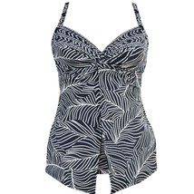 Miraclesuit (20) Blue Lush Lanai Love Knot Swimsuit Tankini Top Built-In... - $59.99