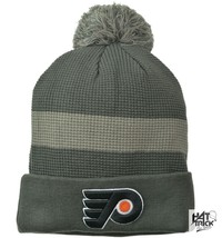 Philadelphia Flyers NHL Home Ice Cuffed Knit Beanie Pom Winter Hat by Fanatics - $22.75