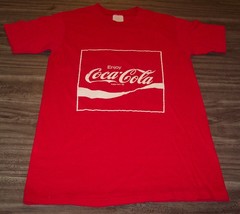 Vintage 1970&#39;s COCA-COLA Have A Coke And Smile T-Shirt Small Petite - £38.83 GBP