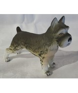 Vintage Schnauzer Figure Figurine Dog 5&quot; x 4&quot; - £23.59 GBP