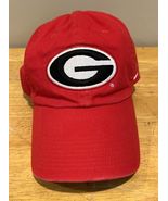 Nike Georgia Bulldogs Cap Hat One Size Adult Swoosh Logo Red UGA - $363.02 MXN