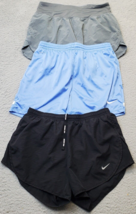 Lot Of 3 Nike Activewear Shorts Womens Small Multi Dri Fit Lined Elastic Waist - £20.71 GBP