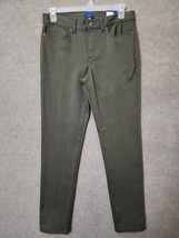 Apt. 9 Premier Flex Travel Pants Mens 32x32 Olive Green Slim Fit Stretch NEW - £23.63 GBP