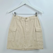 Michelle Keegan - NEW - Cargo Mini Skirt - Light Beige - UK 6 - $14.86