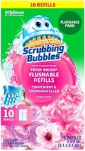 Scrubbing Bubbles Fresh Brush Flushable Refills, Floral Fusion Scent, 10 Count - £21.52 GBP