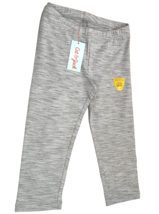 Cat &amp; Jack Capri Pants Girl 7/8 Gray Heather Cotton Blend Pull On Back T... - €5,91 EUR