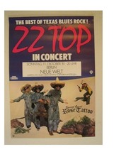 ZZ Top Poster Rose Tattoo ZZtop Concert Berlin - $224.99