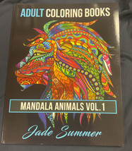 Adult Coloring Books: Animal Mandala Designs and Stress Relieving Patterns - £13.87 GBP